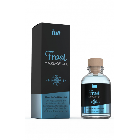 Разогревает с холодком - Массажный гель - Intt Frost, 30ml