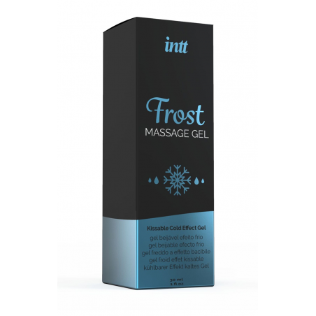 Разогревает с холодком - Массажный гель - Intt Frost, 30ml