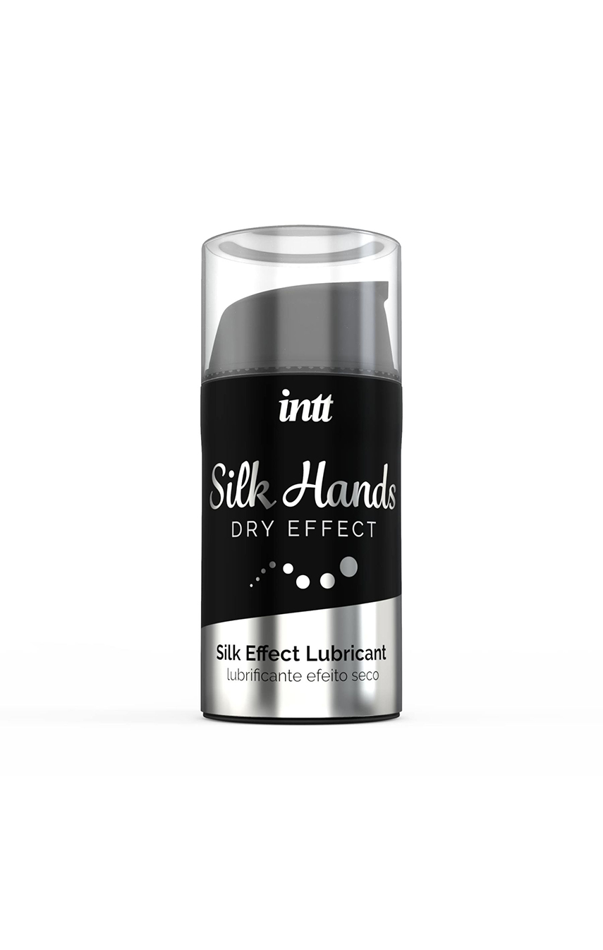 Шелковые ручки - Лубрикант для мастурбации на силиконовой основе - Intt Silk Hands, 15ml