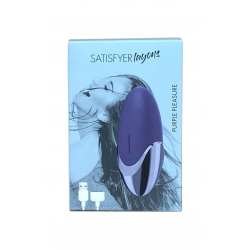 Оргазмический гаджет - Вибратор Satisfyer Lay-On - Purple Pleasure, цвет: темно-фиолетовый