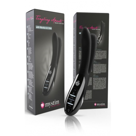 Вибратор с электростимуляцией Mystim Tingling Aparte eStim Black