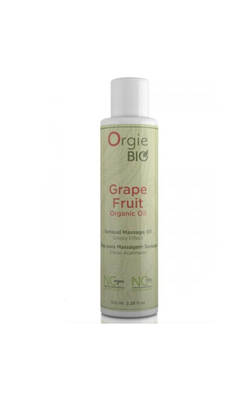 Органическое массажное масло  с ароматом грейпфрута  GRAPE FRUIT  100 мл  Orgie BIO