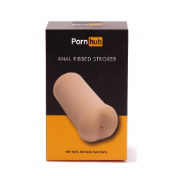 Мастурбатор Pornhub Anal Ribbed Stroker, цвет: телесный