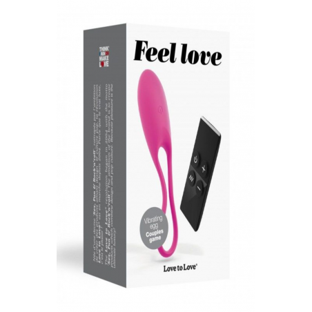 Виброяйцо Love To Love FEEL LOVE PINK, цвет: розовый