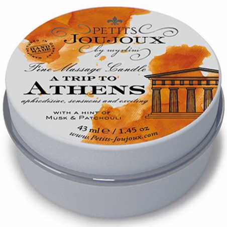 Массажная свечa Petits Joujoux - Athens - Musk and Patchouli (43 мл)
