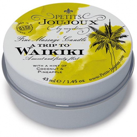 Массажная свечa Petits Joujoux - Waikiki Beach - Coconut and Pineapple (43 мл)