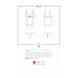 856-COR-1 корсет Obsessive