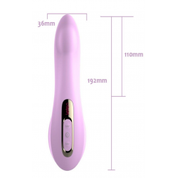 Вакуумный вибратор Leten Sucking Vibrator, цвет: лиловый