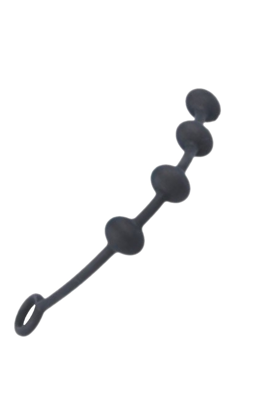 Анальные шарики Nexus Excite Medium Anal Beads, цвет: черный