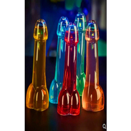 Бутылка в виде пениса, цвет: прозрачный