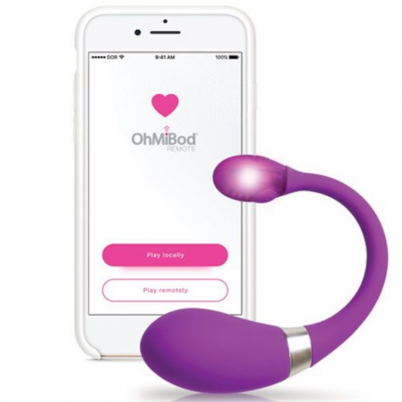 Интерактивное виброяйцо Ohmibod Esca2 for Kiiroo (аналог Lovense Lush), цвет: фиолетовый