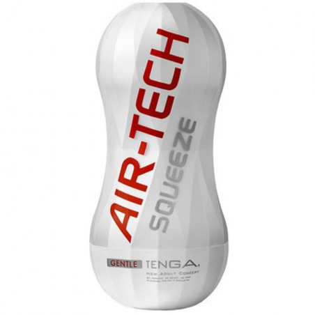 Мастурбатор Tenga Air-Tech Squeeze Gentle, цвет: прозрачный