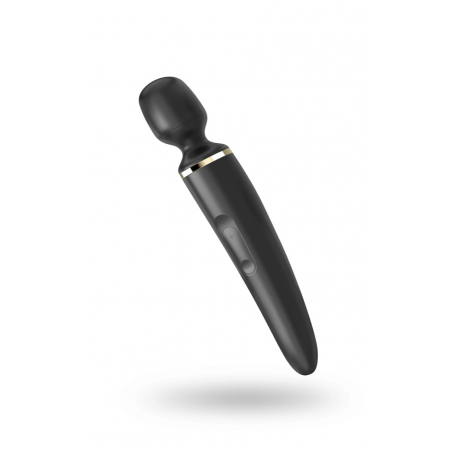 Вибромассажер Satisfyer Wand-er Woman (Black/Gold), цвет: черно-золотой