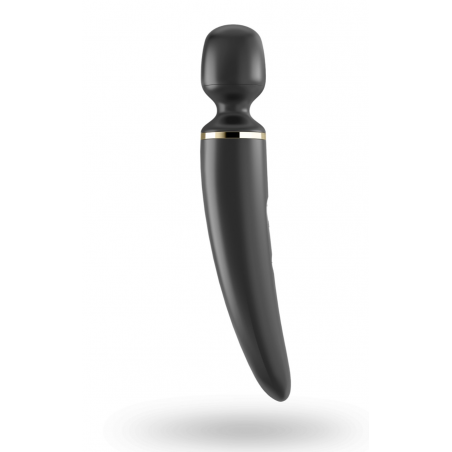 Вибромассажер Satisfyer Wand-er Woman (Black/Gold), цвет: черно-золотой