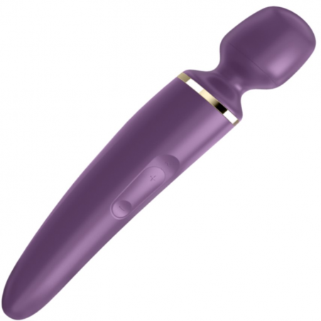 Вибромассажер Satisfyer Wand-er Woman (Purple/Gold), цвет: фиолетово-золотой