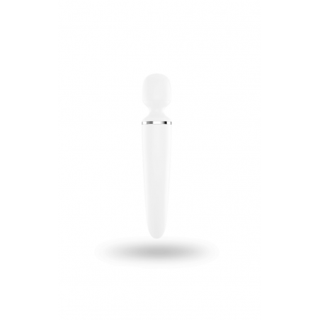 Вибромассажер Satisfyer Wand-er Woman (White/Chrome), цвет: белый