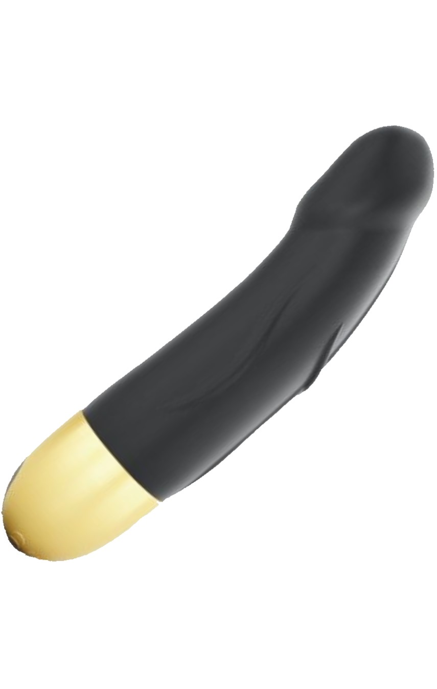 Вибратор Dorcel Real Vibration S Gold 2.0, цвет: черный