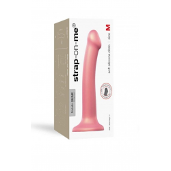 Насадка для страпона Strap-On-Me Mono Density Dildo Rose M, цвет: розовый