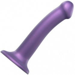 Насадка для страпона Strap-On-Me Mono Density Dildo Violet M, цвет: фиолетовый