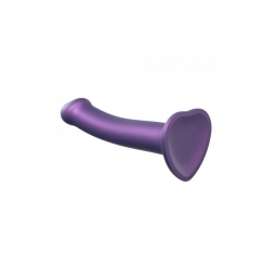 Насадка для страпона Strap-On-Me Mono Density Dildo Violet M, цвет: фиолетовый