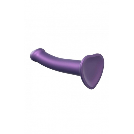 Насадка для страпона Strap-On-Me Mono Density Dildo Violet M, цвет: фиолетовый