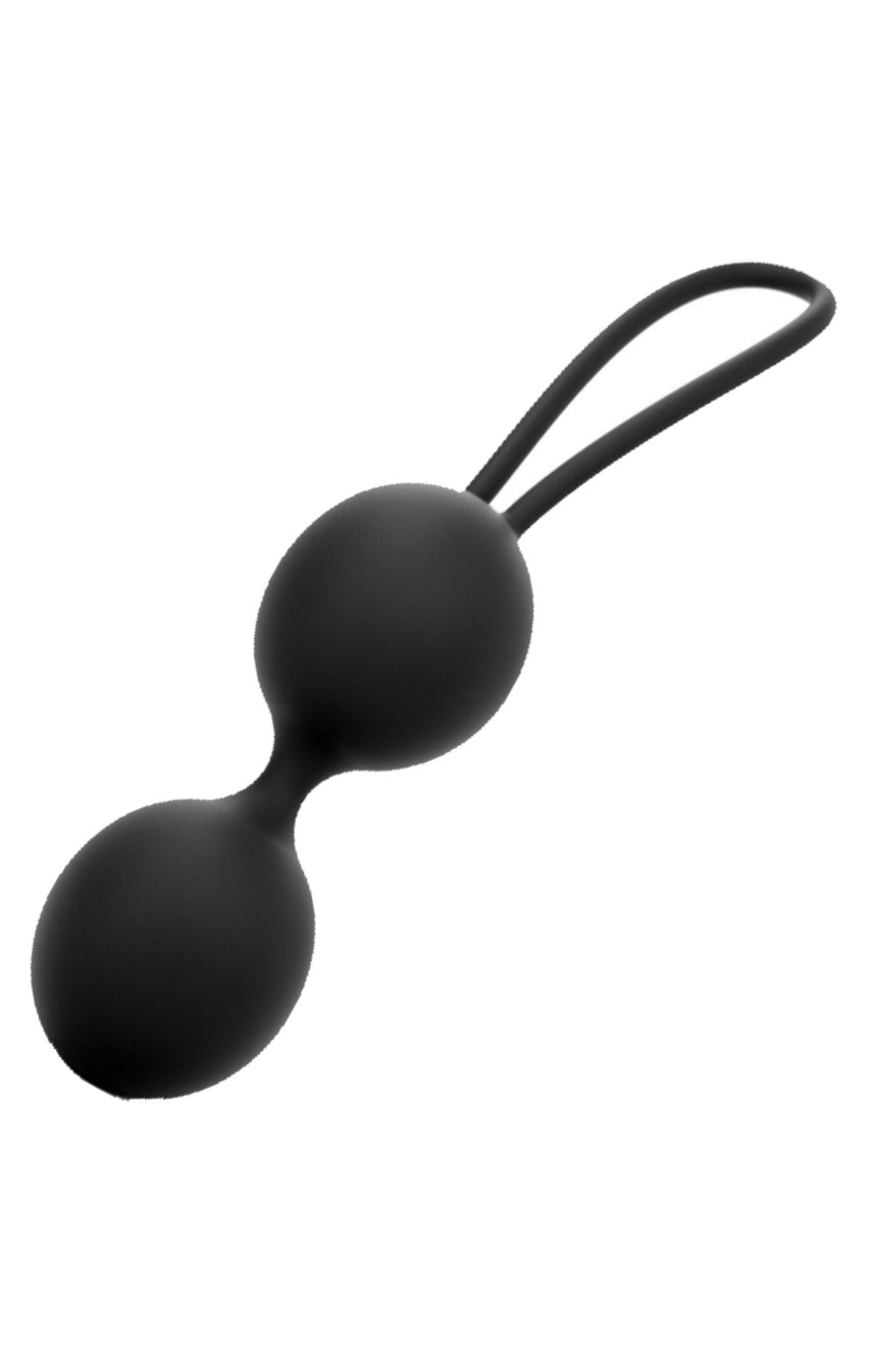 Вагинальные шарики Dorcel Dual Balls Black, цвет: черный