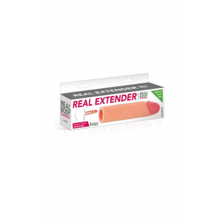 Насадка на член Real Body - Real Extender HARDY, цвет: телесный