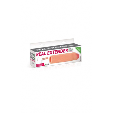 Насадка на член Real Body - Real Extender BIGGY, цвет: телесный