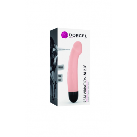 Вибратор Dorcel Real Vibration M Flesh, цвет: нежнорозовый