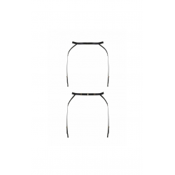 Пояс-стрепы с подвязками для чулок MEGGY GARTER BELT, цвет: черный