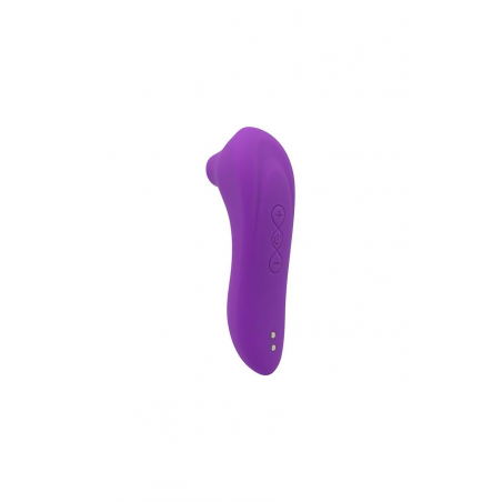 Недорогой вакуумный стимулятор Alive Cherry Quiver, цвет: фиолетовый