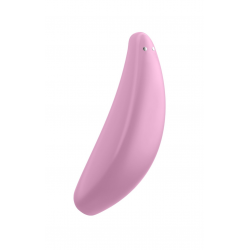 Вакуумный клиторальный стимулятор Satisfyer Curvy 3+, цвет: розовый