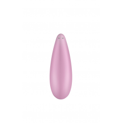 Вакуумный клиторальный стимулятор Satisfyer Curvy 3+, цвет: розовый