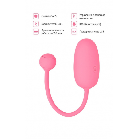 Смарт-тренажер Кегеля для женщин Magic Motion Kegel Coach, цвет: розовый