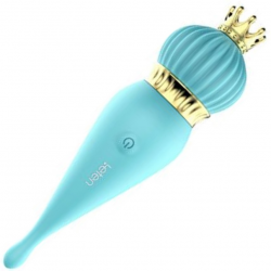 Королевский вибратор Leten Dream Key, цвет: голубой