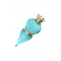 Королевский вибратор Leten Dream Key, цвет: голубой
