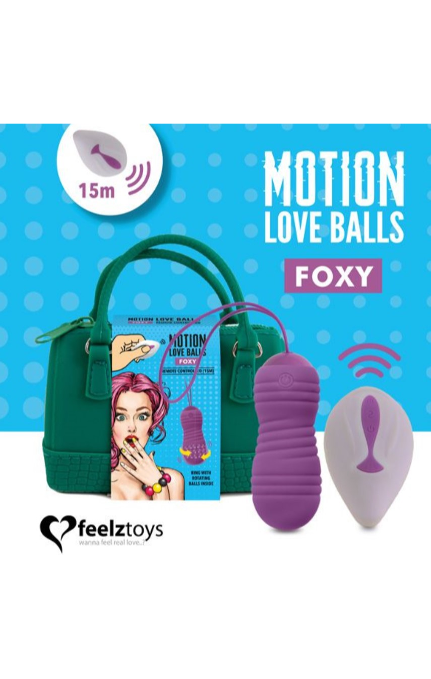 Вагинальные шарики с жемчужным массажем FeelzToys Motion Love Balls Foxy