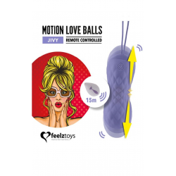 Вагинальные шарики с массажем и вибрацией FeelzToys Motion Love Balls Jivy