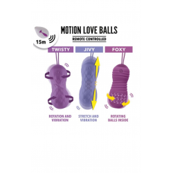 Вагинальные шарики с массажем и вибрацией FeelzToys Motion Love Balls Jivy