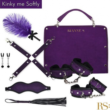 Подарочный набор для BDSM RIANNE S - Kinky Me Softly Purple, цвет: фиолетовый