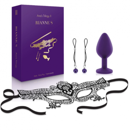 Романтический подарочный набор RIANNE S Ana's Trilogy Set II, цвет: фиолетово-черный