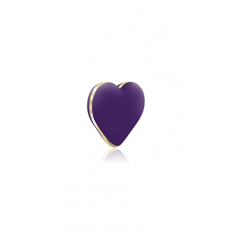 Вибратор-сердечко Rianne S: Heart Vibe Purple, цвет: фиолетовый