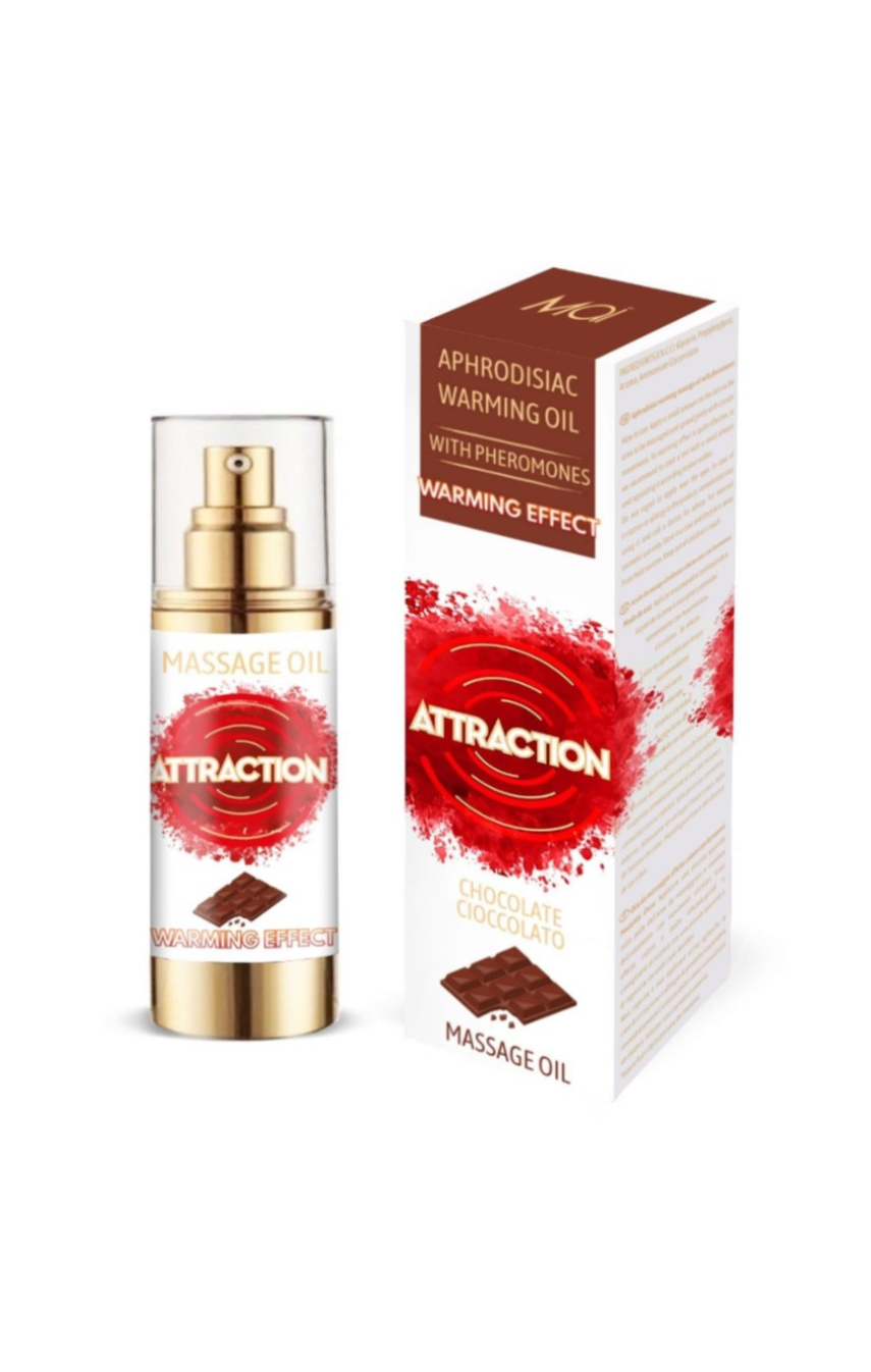 Разогревающее массажное масло с феромонами MAI PHEROMON MASSAGE OIL - CHOCOLATE (75 мл)