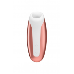 Миниатюрный вакуумный стимулятор Satisfyer Love Breeze Copper, цвет: розовый