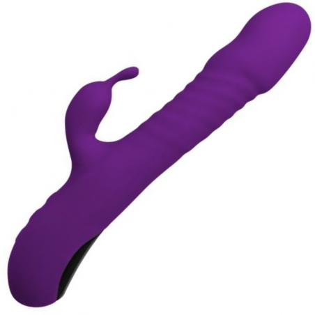Вибратор кролик с подогревом и ротацией Alive RoMAX Purple, цвет: фиолетовый