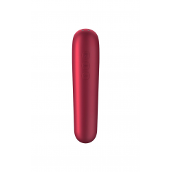 Смарт вибратор и вакуумный стимулятор 2-в-1 Satisfyer Dual Love Pink, цвет: розовый