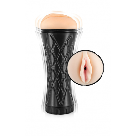 Мастурбатор вагина Real Body - Real Cup Vagina Vibrating, цвет: телесный