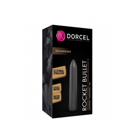 Перезаряжаемая вибропуля Dorcel Rocket Bullet Black