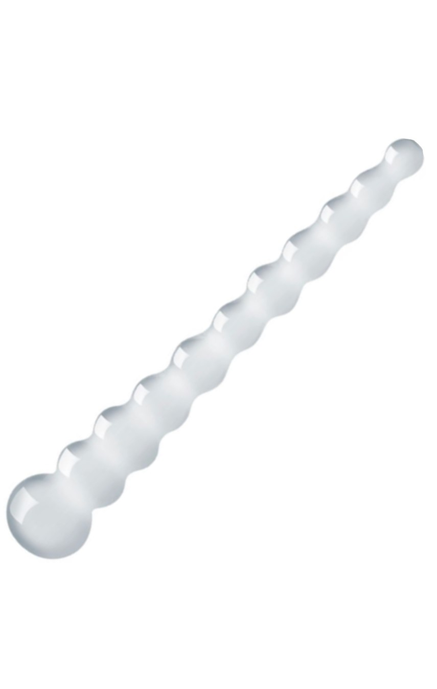 Стеклянный дилдо в виде бусин Gildo Glass Dildo No. 20