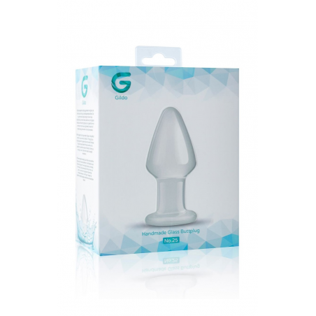 Стеклянная анальная пробка Gildo Glass Buttplug No. 25